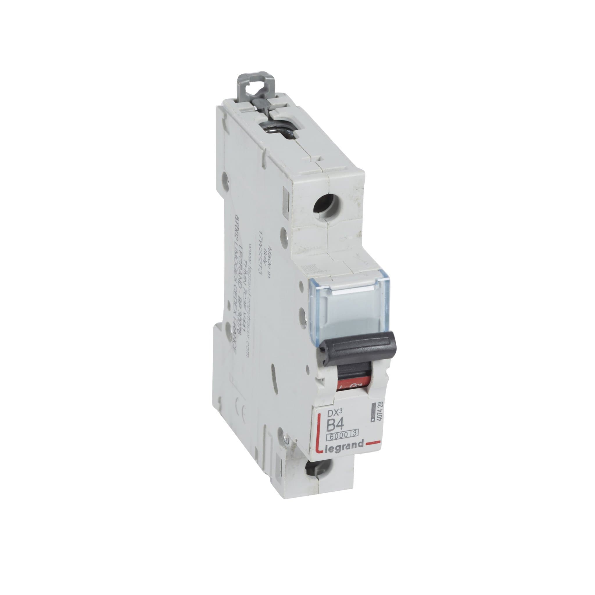 Legrand DX3 Автоматический выключатель 1P 4A (B) 6000/10kA 407428 — миниатюра 1