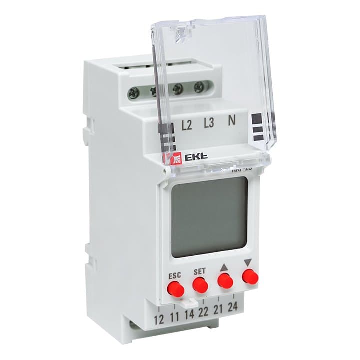 EKF PROxima Реле контроля фаз с LCD дисплеем (с нейтралью) RKF-2S — миниатюра 6