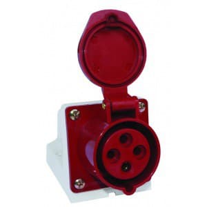 TDM Розетка 114 стационарная 3Р+РЕ 16А 380В IP44 SQ0602-0002 — миниатюра 2