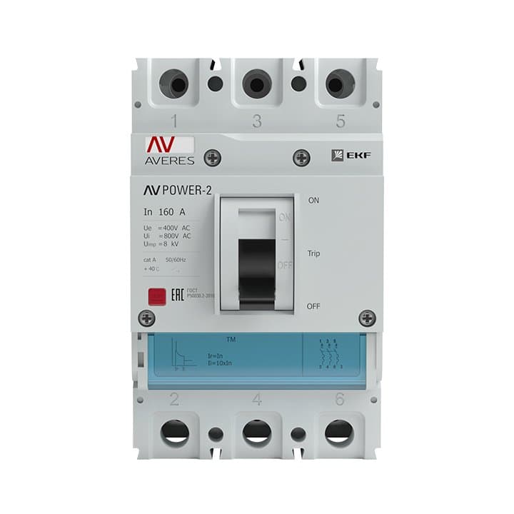 EKF Averes Автоматический выключатель AV POWER-1/3 160А 35kA TR — миниатюра 2