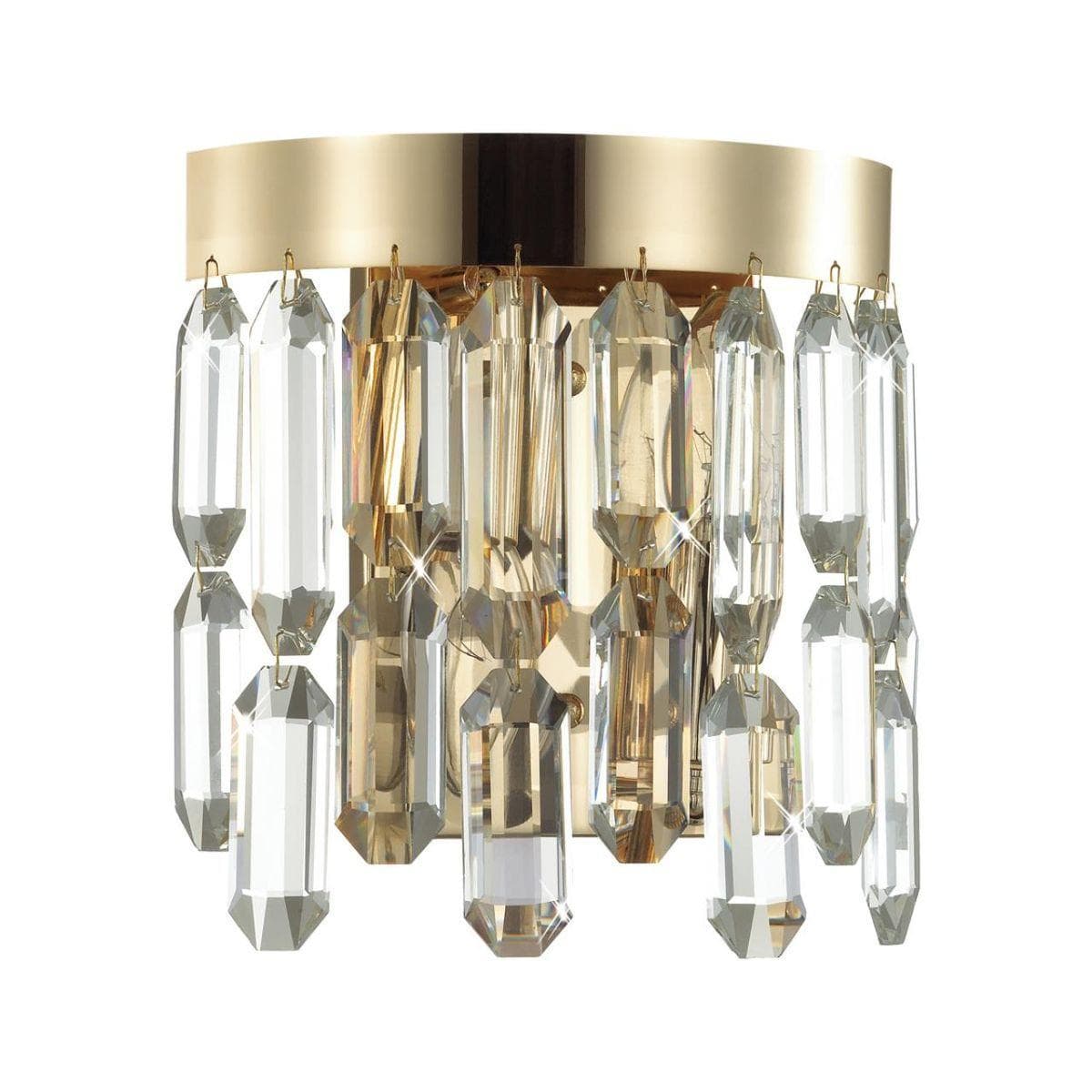 Odeon Light 4986/2W HALL ODL22 385 золотой/хрусталь Бра E14 2*40W DAKISA — миниатюра 1