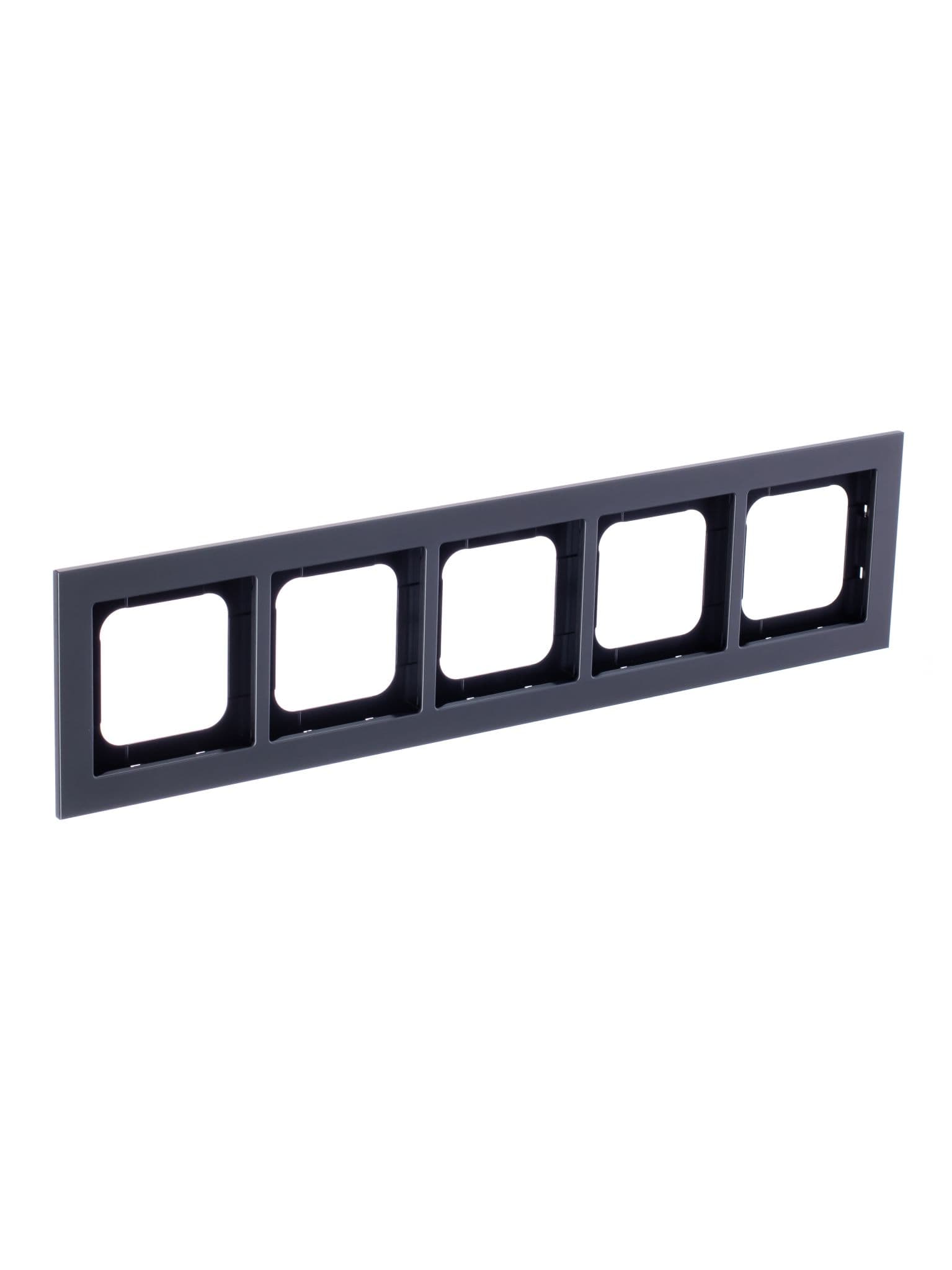 ABB Axcent металл/платина Рамка 5-постовая 2CKA001754A4692 — миниатюра 4