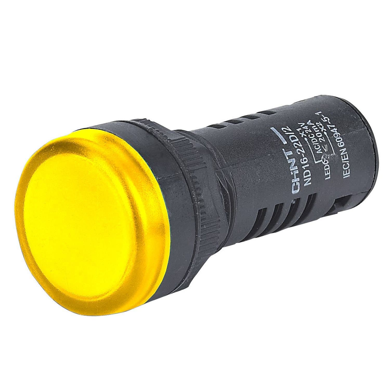 CHINT Индикатор ND16-22D/2 желтый AC/DC220В (R)