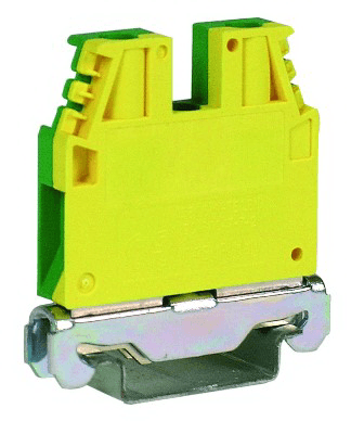 DKC TEC.6/O, зажим для заземления желт.зелен 6 кв.мм ZTO120-RET