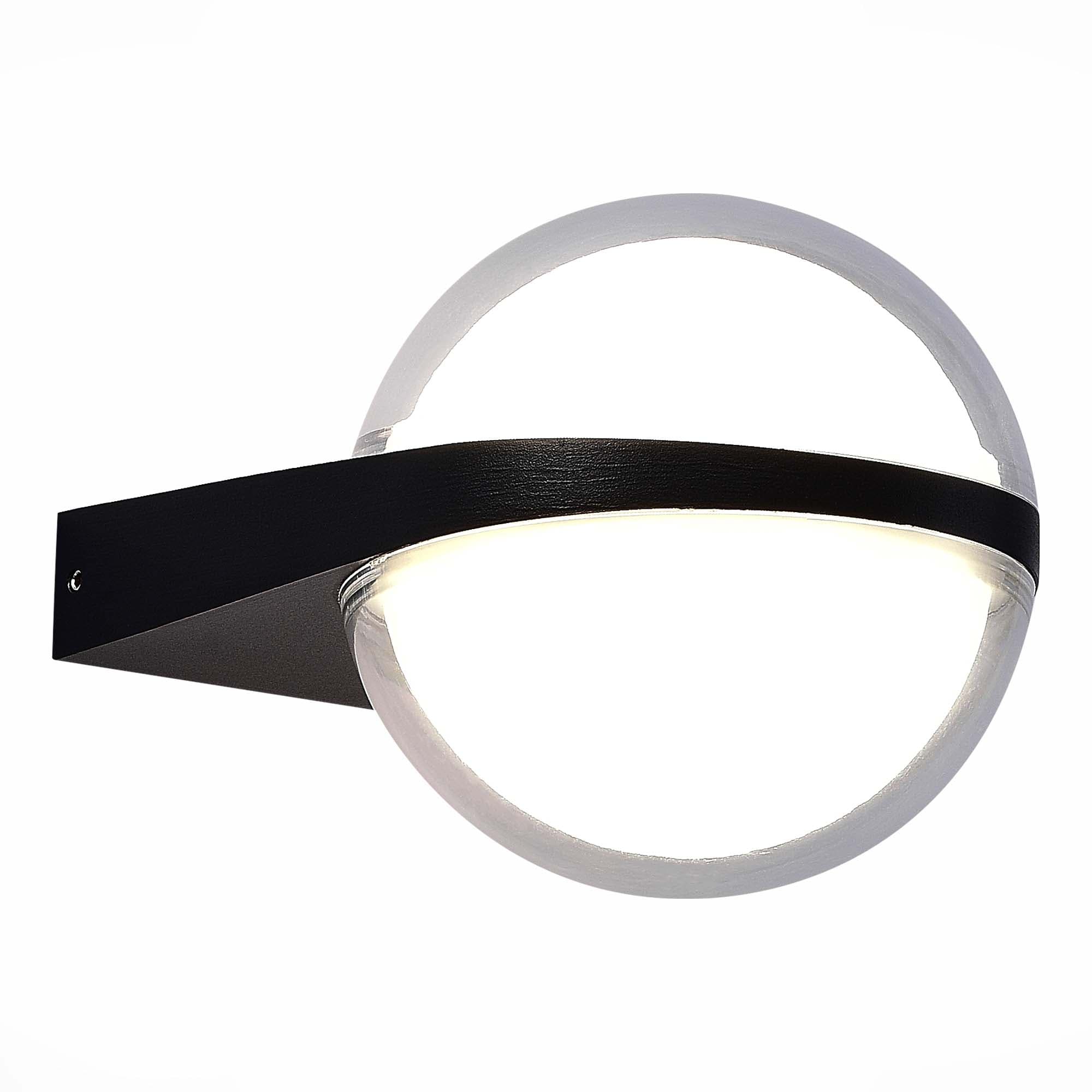 ST LUCE SL9510.401.01 Светильник уличный настенный Черный/Белый LED 2*6W 4000K