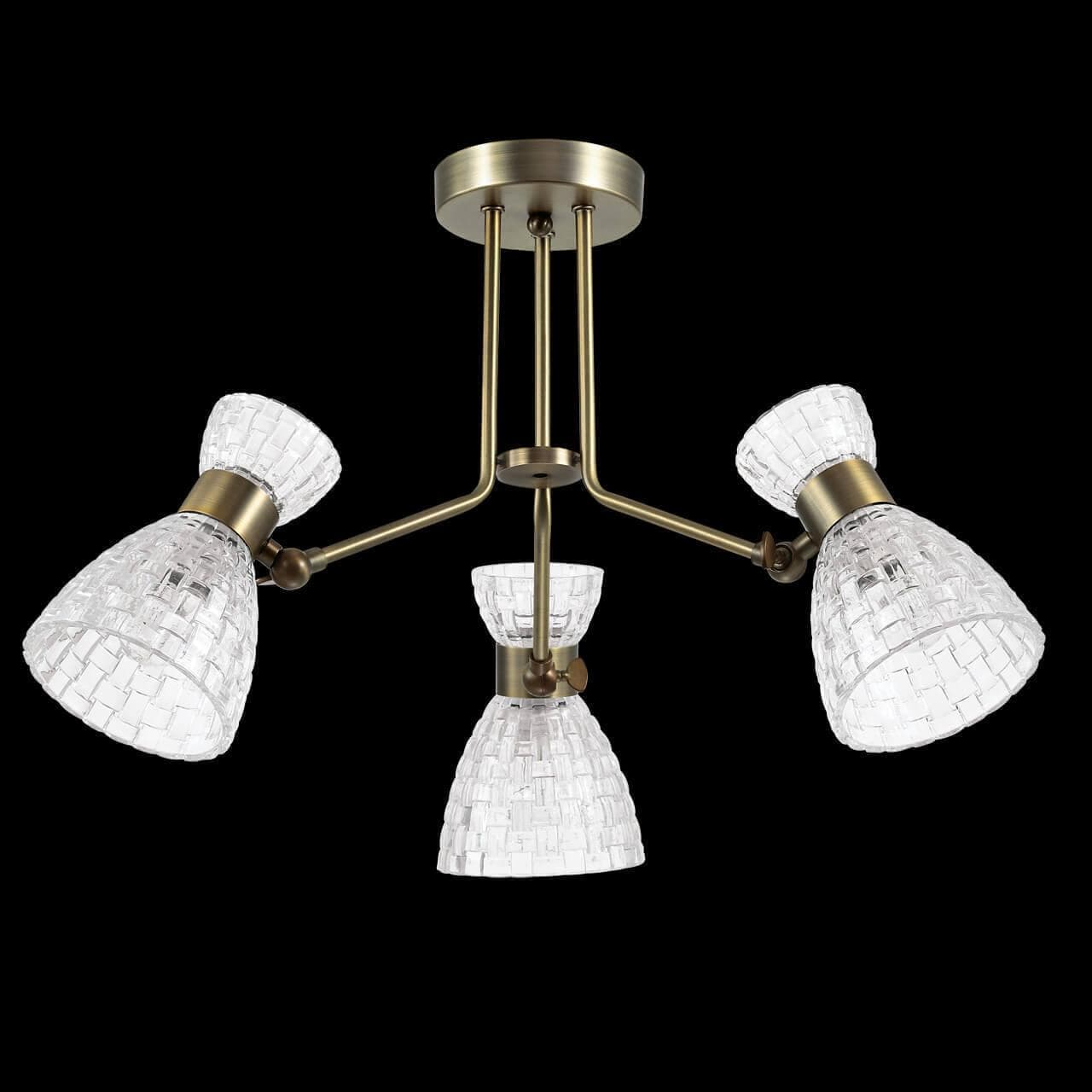 Lumion 3704/3C LN18 174 античная бронза Люстра потолочная E14 3*40W 220V JACKIE — миниатюра 4