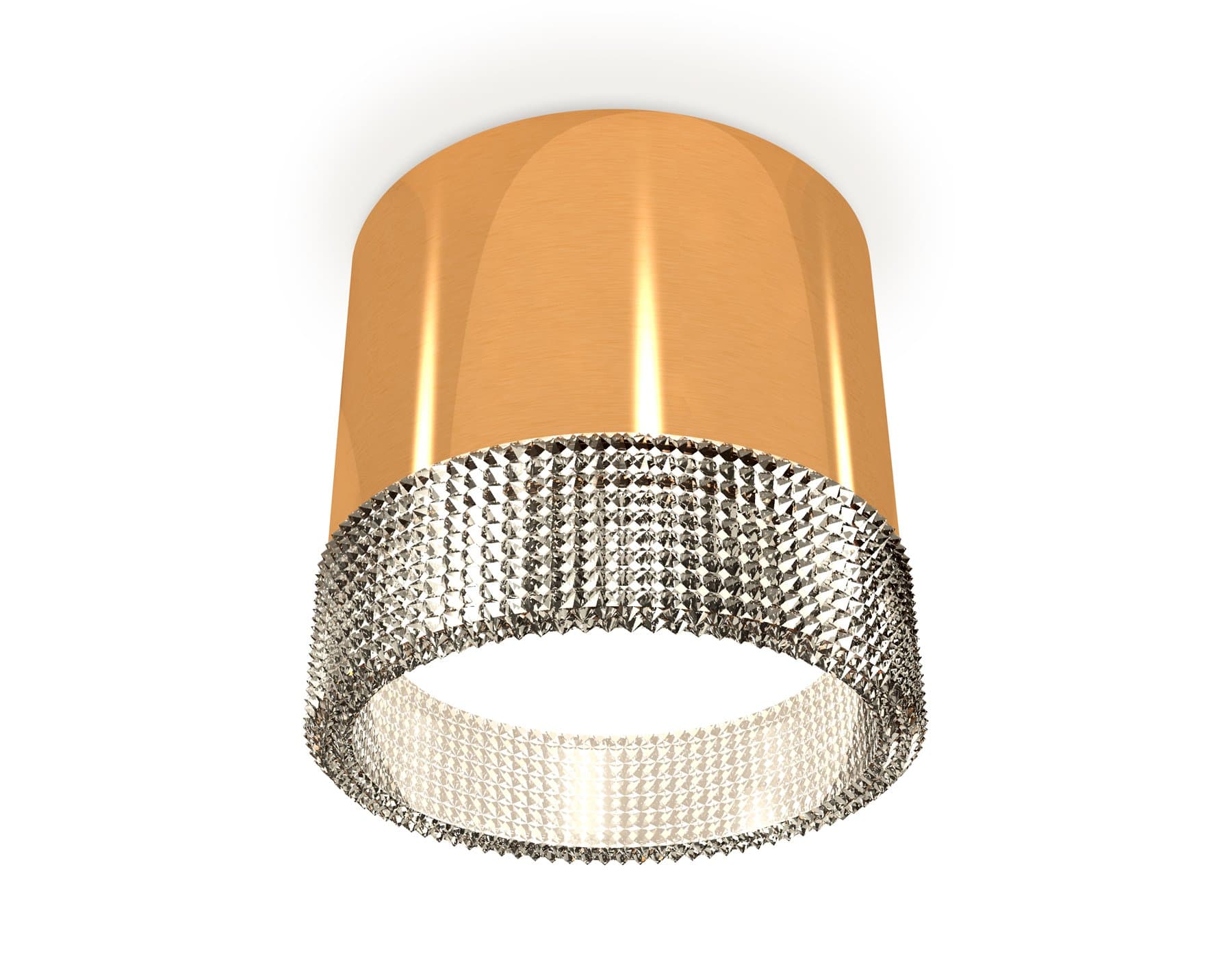 Ambrella Комплект накладного светильника с композитным хрусталем XS8121020 PYG/CL золото желтое полированное/прозрачный GX53 (C8121, N8480)