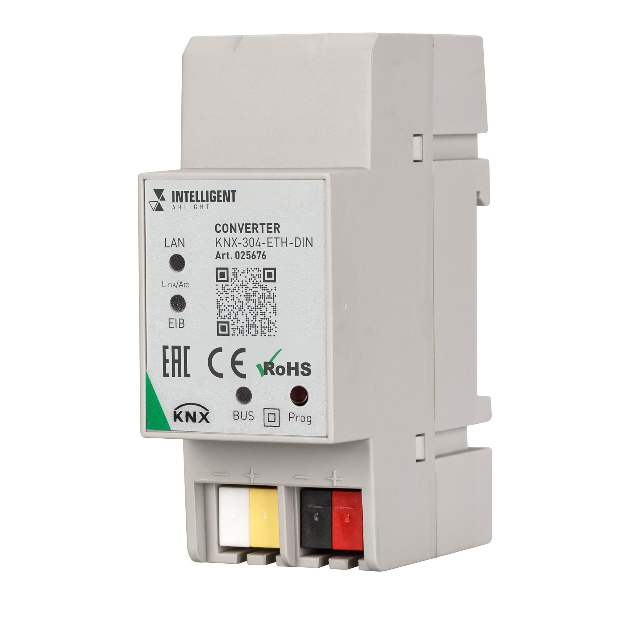 Arlight INTELLIGENT Конвертер KNX-304-ETH-DIN (BUS) (INTELLIGENT Пластик) 025676 — миниатюра 1