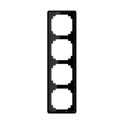 JUNG CD plus Черная Рамка 4-ая CDP584SW
