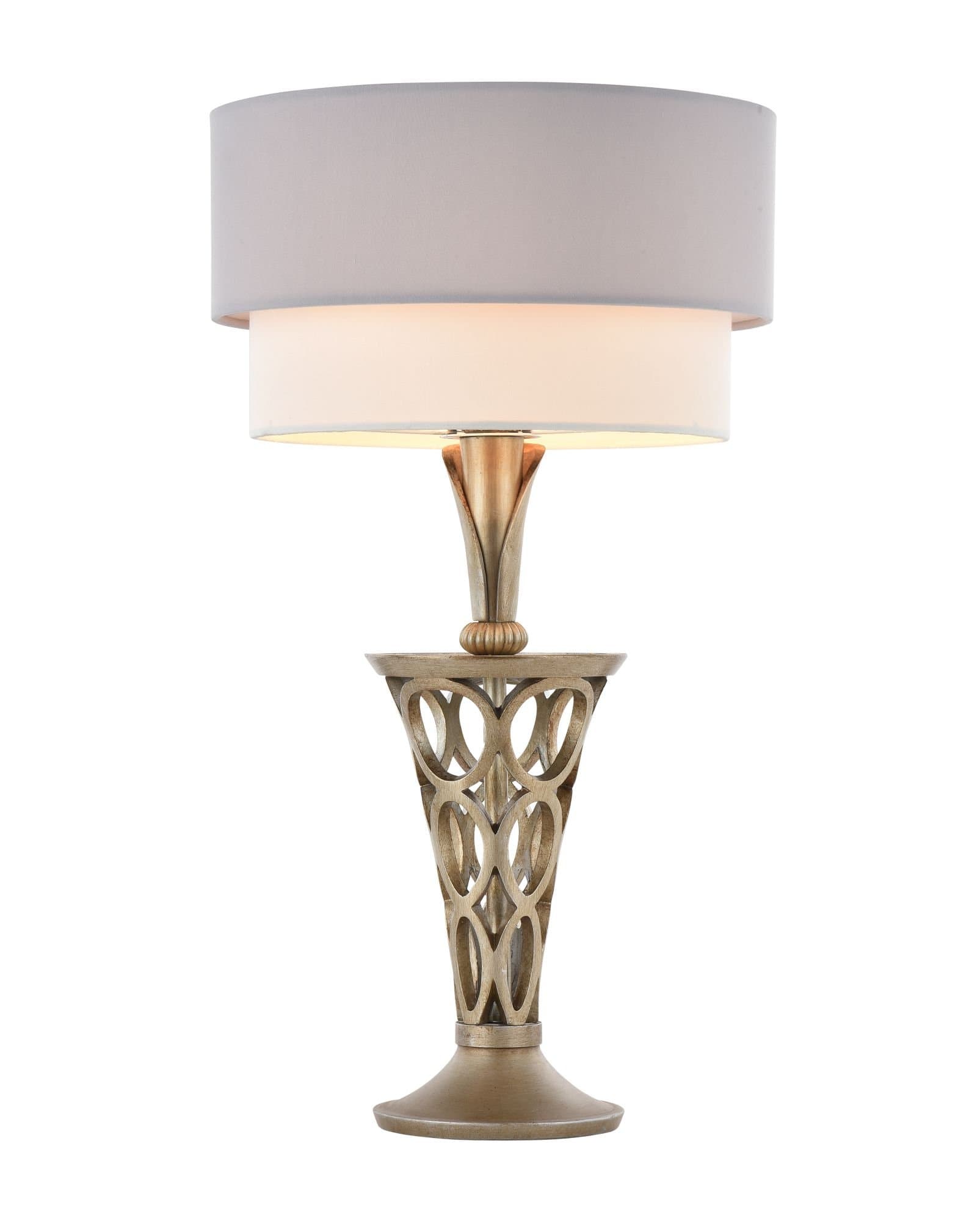 Maytoni House Lillian Серебро Антик Настольная лампа 1xE27 60W H311-11-G — миниатюра 3