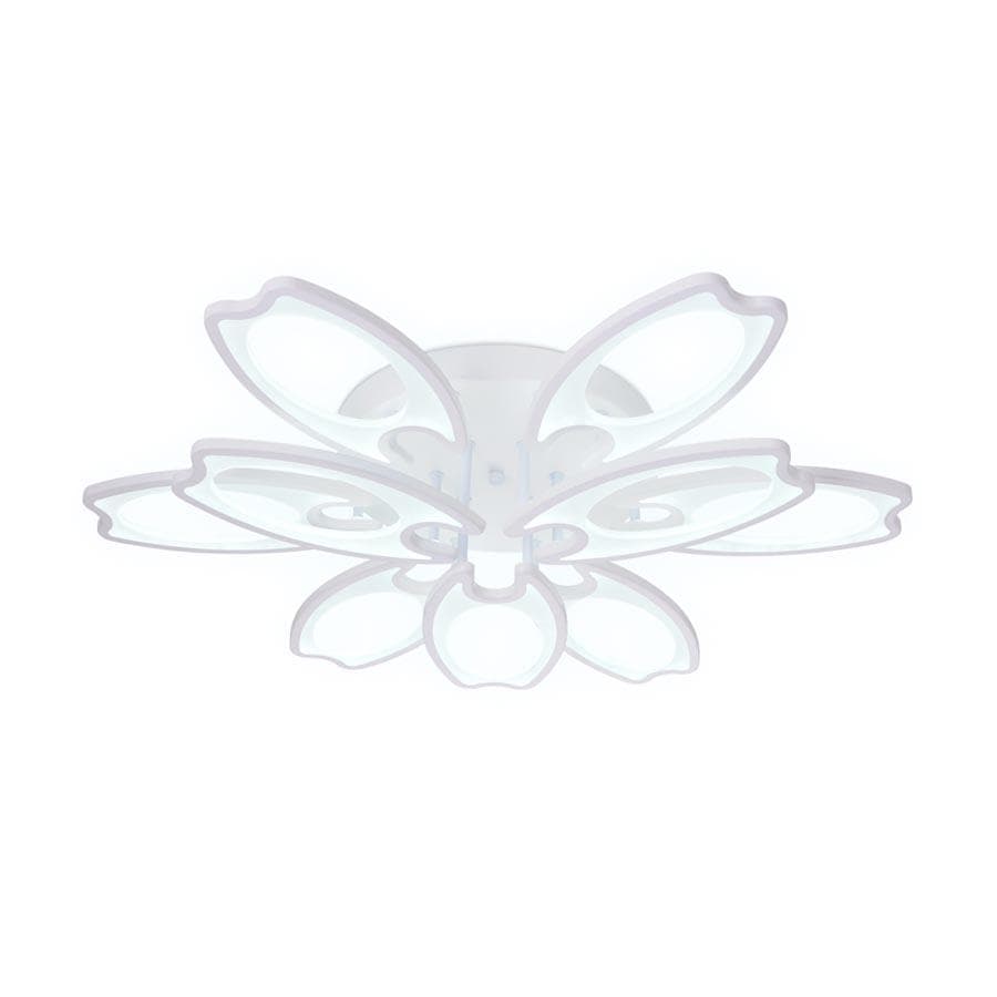 Ambrella Потолочный светодиодный светильник с пультом FA579/6+3 WH белый 162W 700*640*120 (ПДУ РАДИО 2.4G) — миниатюра 2