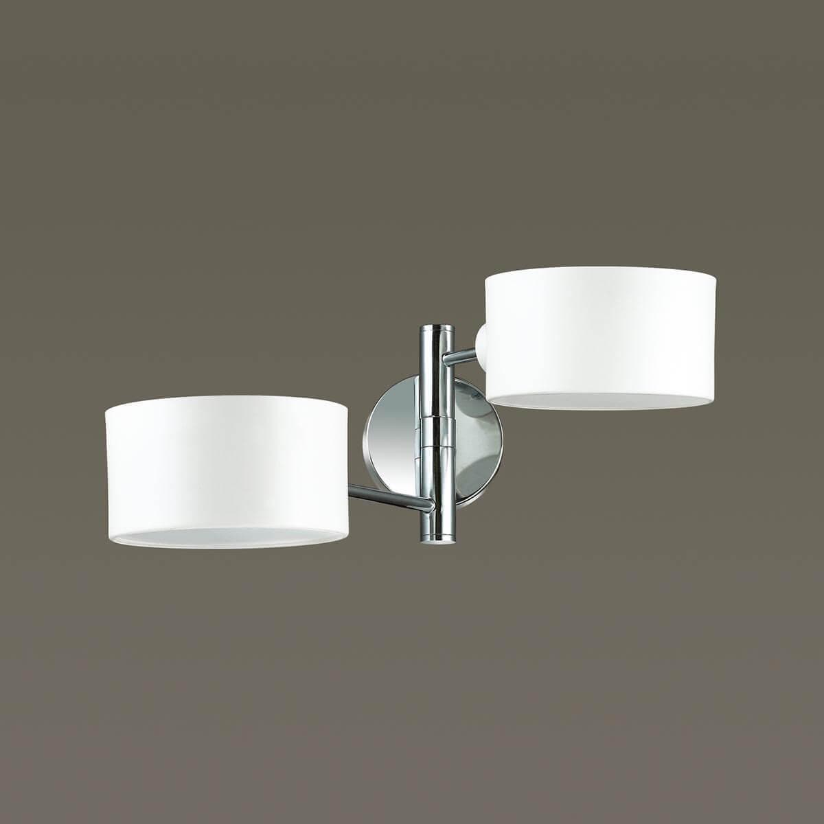 Lumion 3742/2W LN19 084 Бра E14 2*60W 220V ASHLEY белый, хром — миниатюра 4