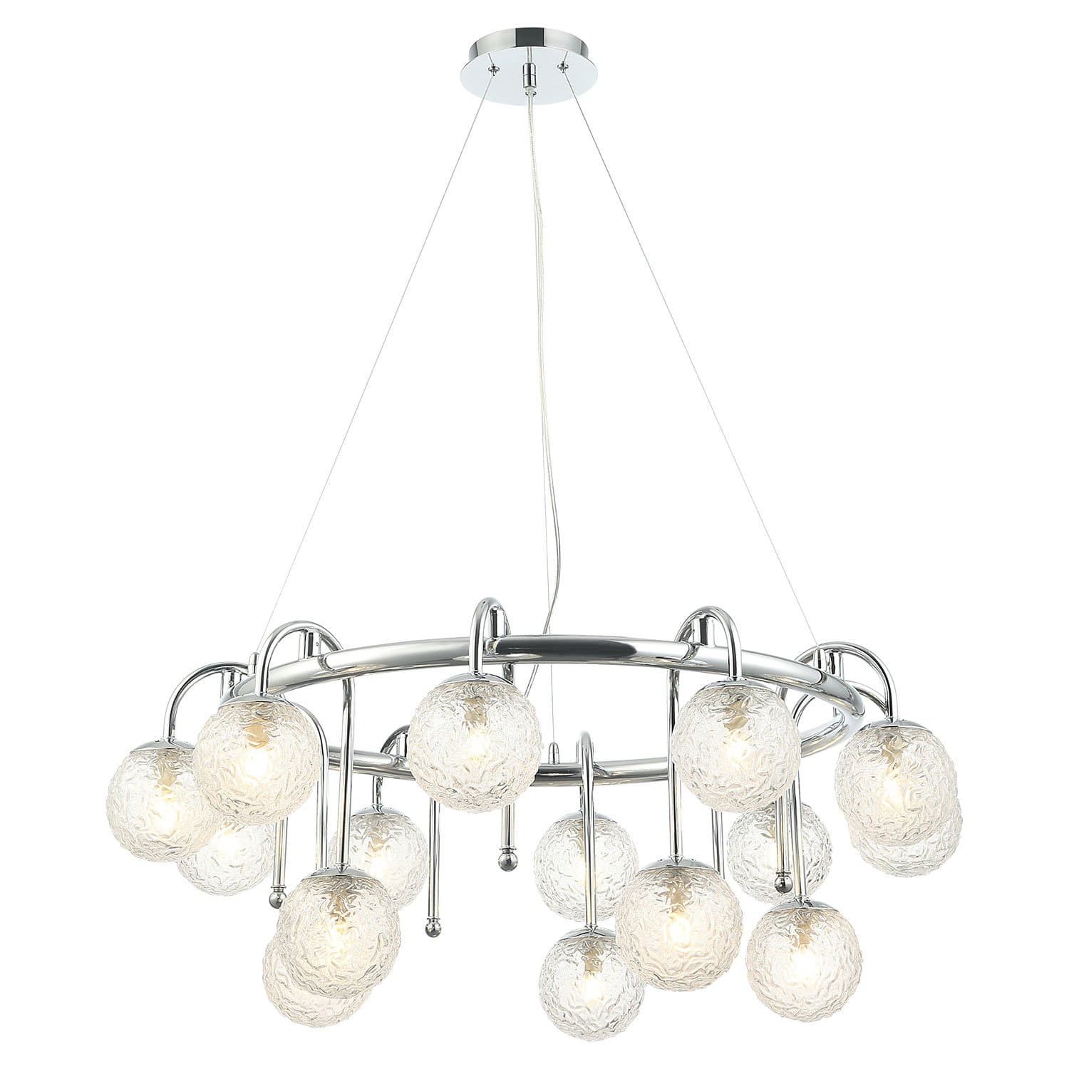 Lussole LOFT Люстра подвесная хром LSP-8508