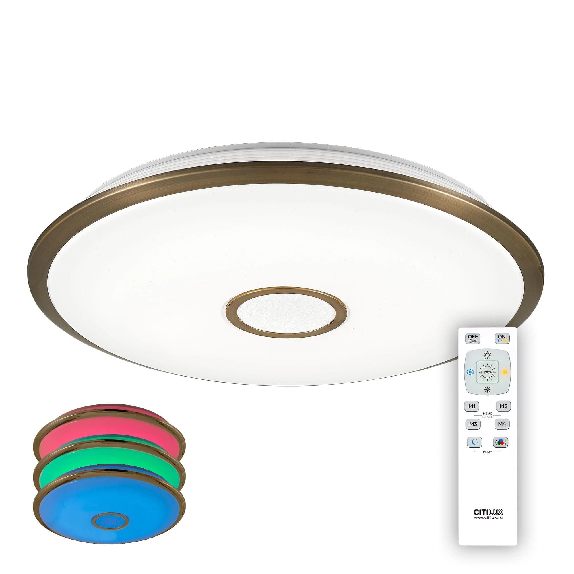 Citilux CL703103RGB СтарЛайт Бронза LED Светильник с пультом