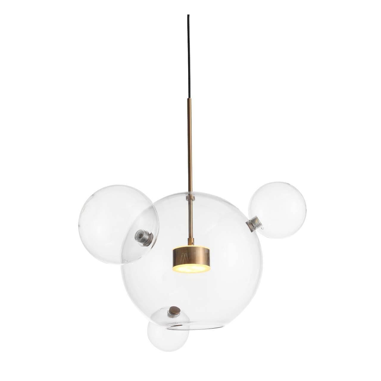 ST Luce SL1133.203.01 Светильник подвесной Белый, Золото/Прозрачный LED 1*14W — миниатюра 2