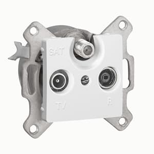 Legrand Cariva Бел Розетка TV-FM-SAT единственная 773635 — миниатюра 2