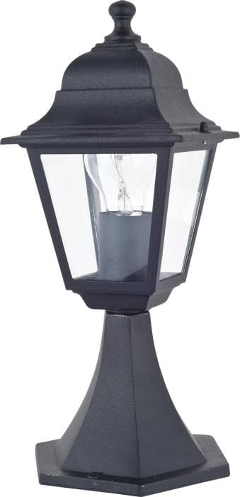 Favourite Leon Черный/Прозрачный Светильник уличный 1*E27*60W, IP44 1812-1T