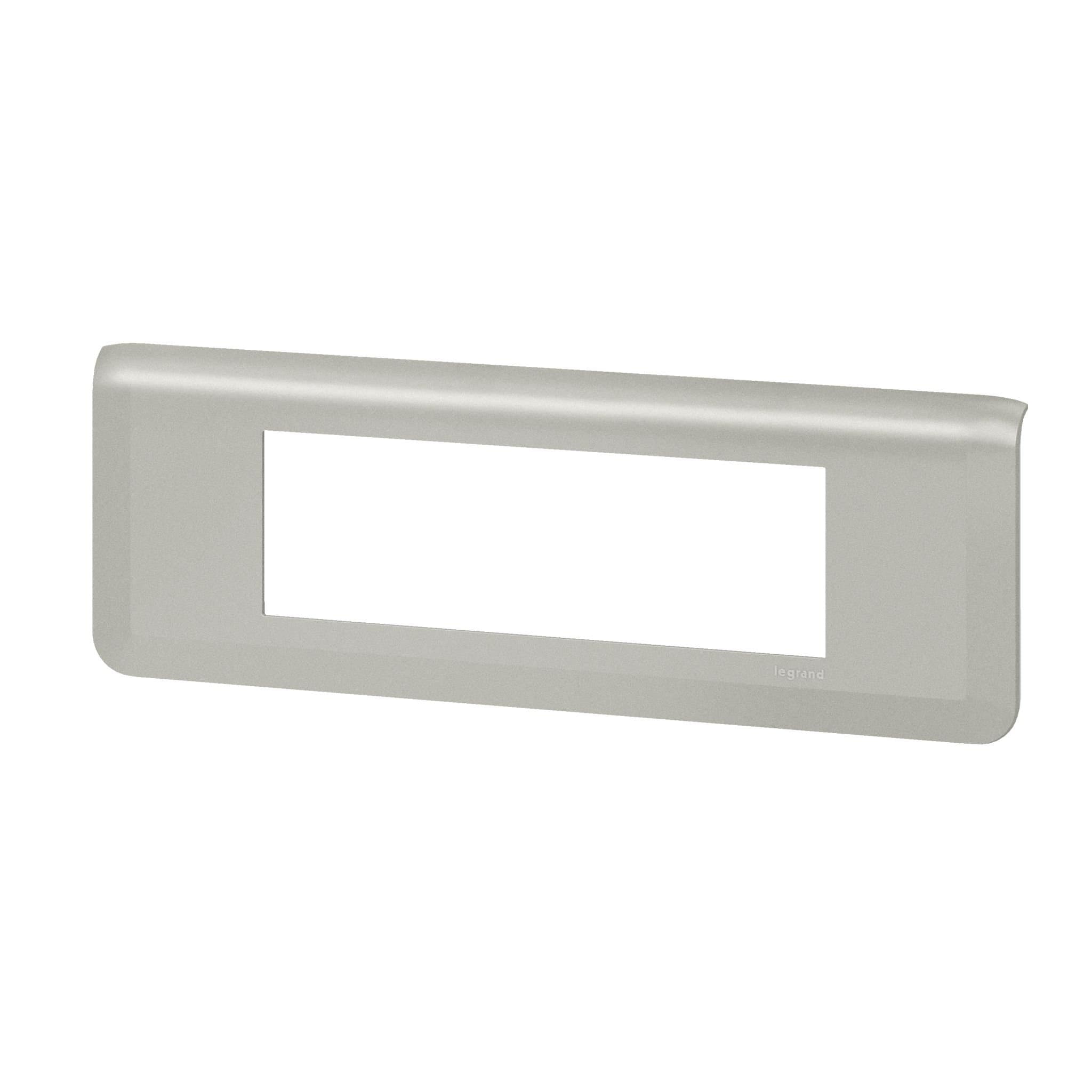 Legrand Mosaiс Рамка - Программа Mosaic - 6 модулей - алюминий 079316L — миниатюра 2