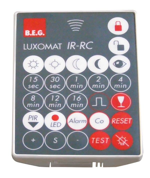 BEG Пульт управления RC-plus next 130/230/280, в комплекте настенный держатель / серый 92000