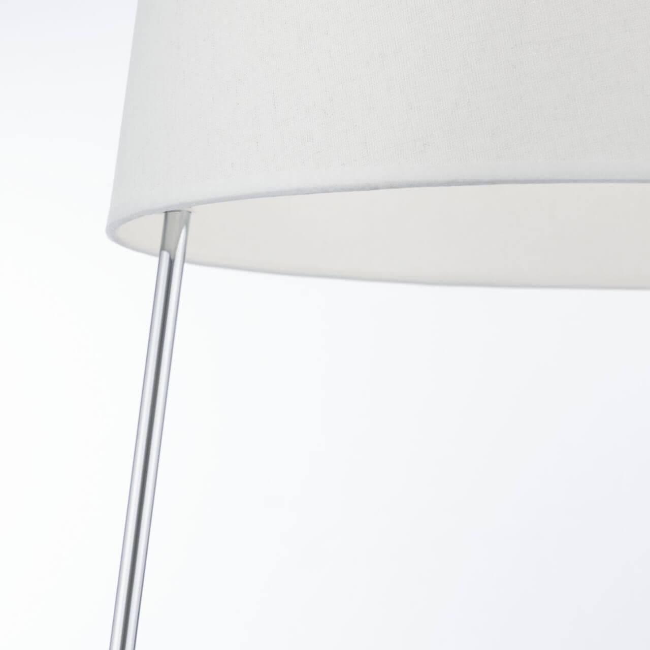Maytoni Modern Bergamo Белый и Хром Торшер 1xE27 60W MOD613FL-01W — миниатюра 8