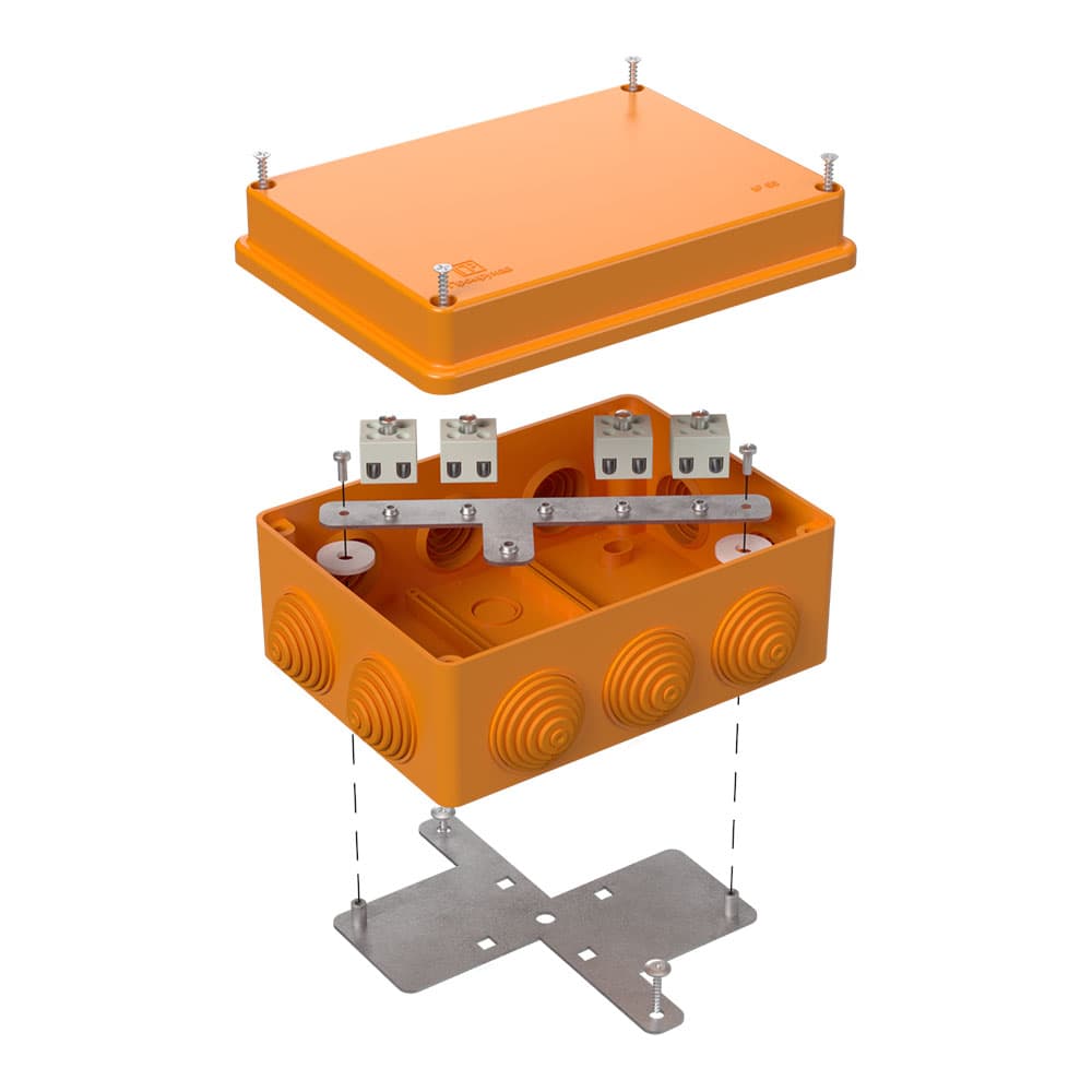 Промрукав Коробка огнестойкая для о/п 40-0310-FR2.5-8 Е15-Е120 150х110х70