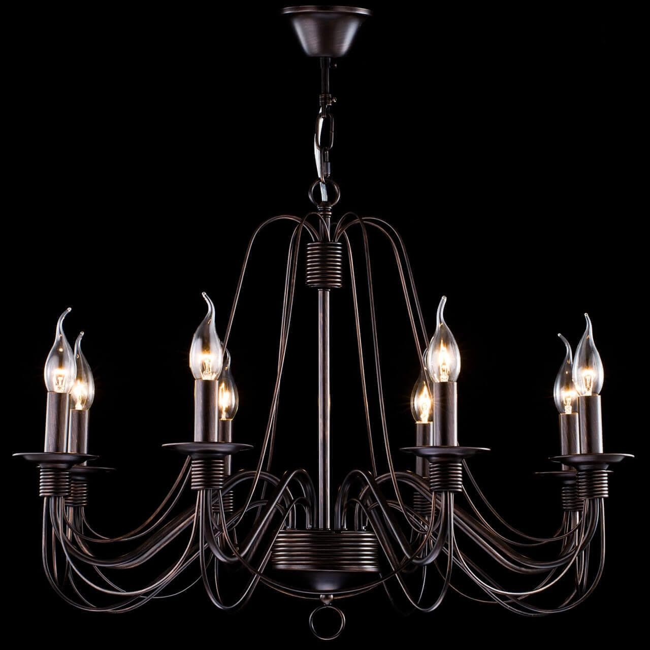 Freya Classic Velia Коричневый Люстра E14 60W FR2046-PL-08-BR — миниатюра 8