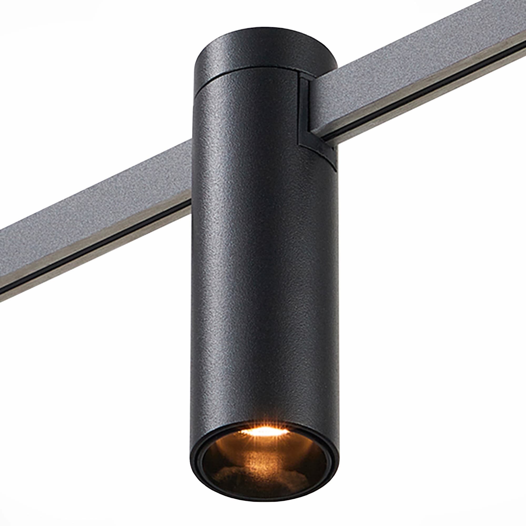 ST LUCE ST810.406.05 Магнитный трековый светильник FARM Черный LED 1*5W 3000K 227Lm Ra90 60 IP20 D35xH112 180-240V