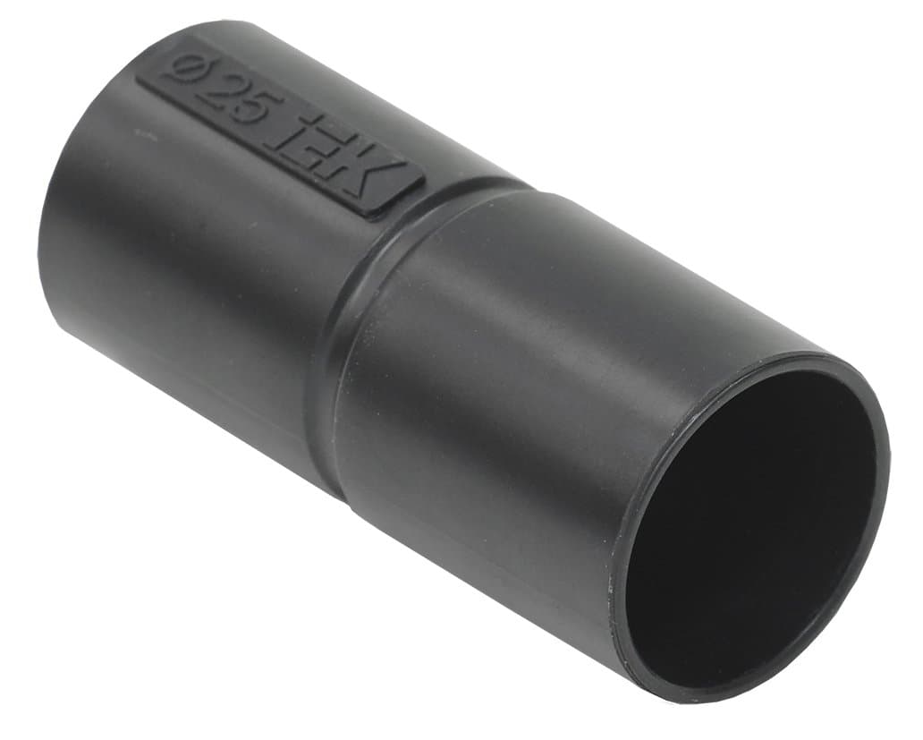 IEK ELASTA Муфта труба-труба GI25G черный CTA10D-GIG25-K02-050
