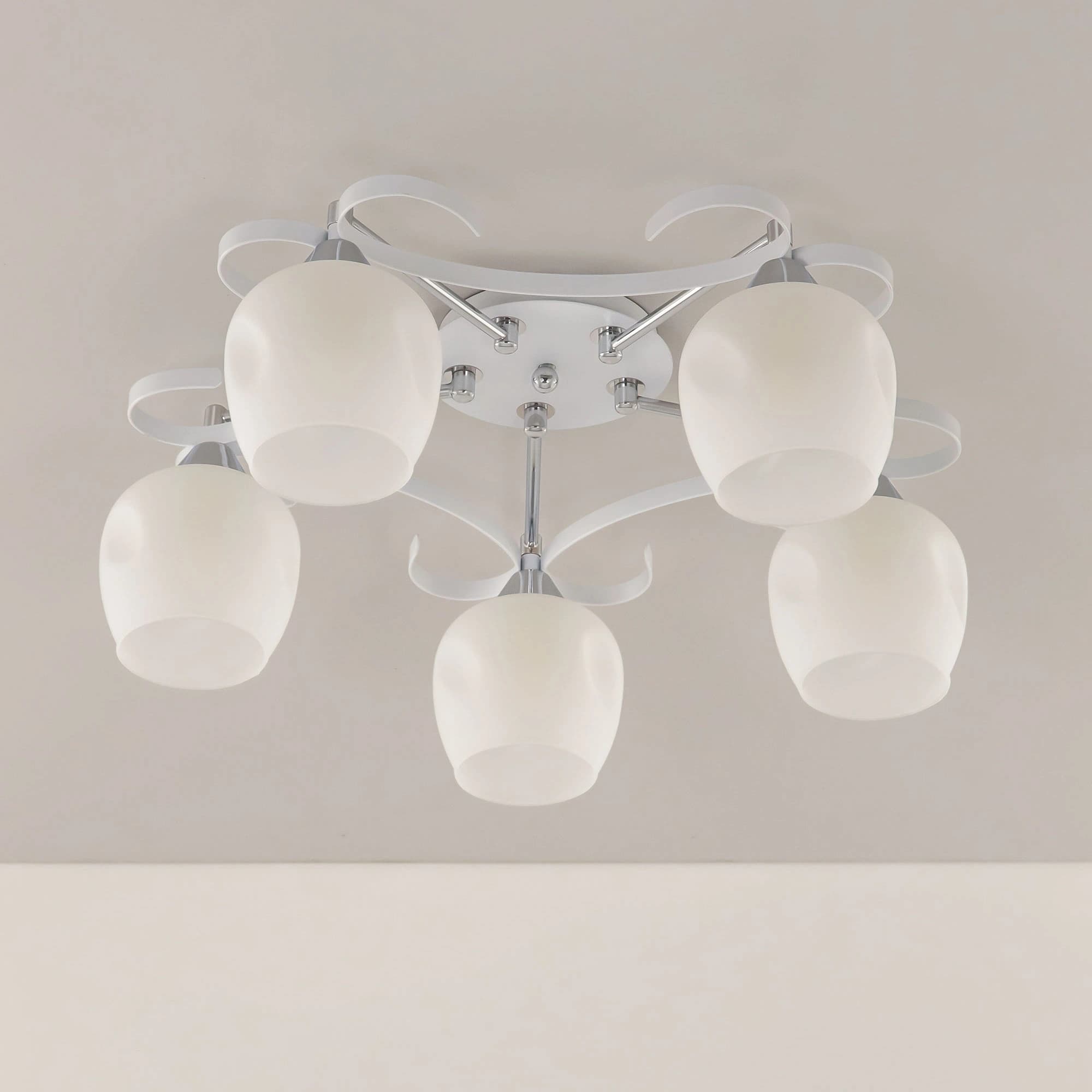 Citilux CL171153 Сюзи Белая+Хром Светильник Люстра — миниатюра 6