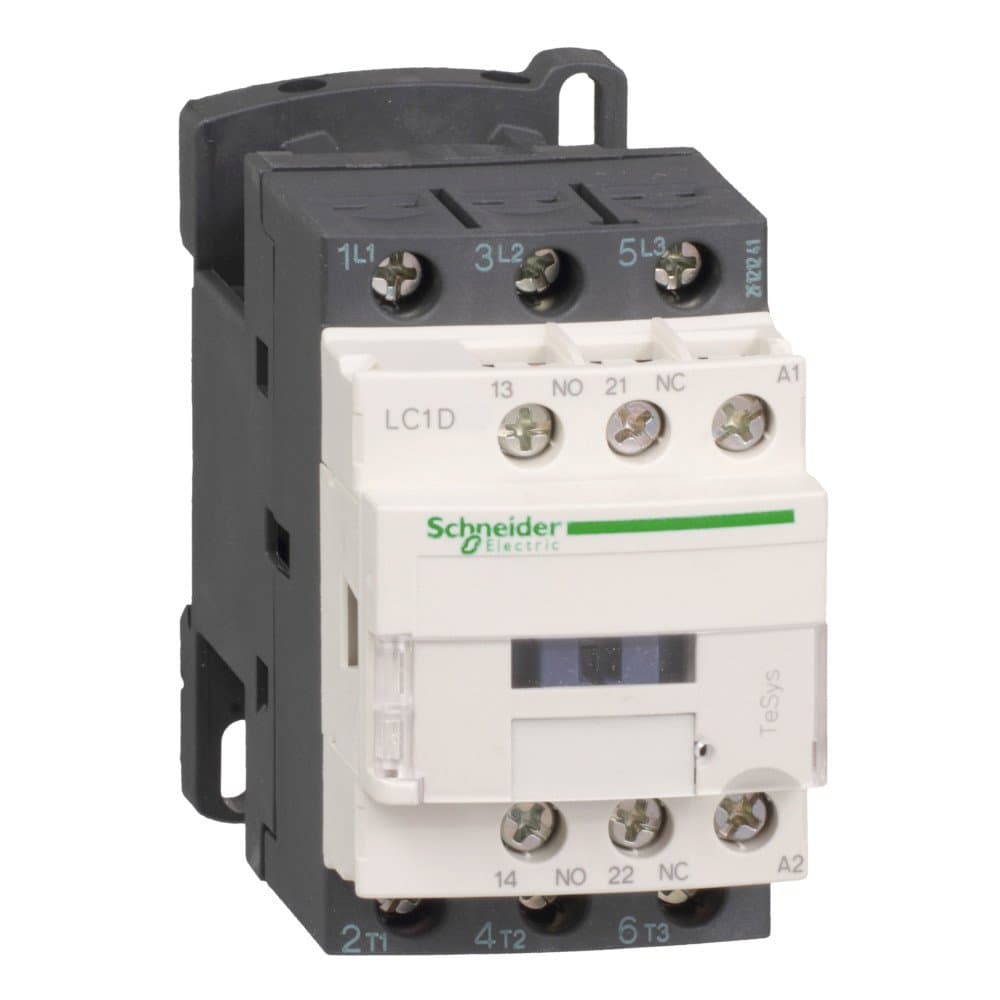 SE Contactors D Контактор 3Р 12А, НО+НЗ, 400В 50/60Гц зажим под винт LC1D12V7 — миниатюра 3