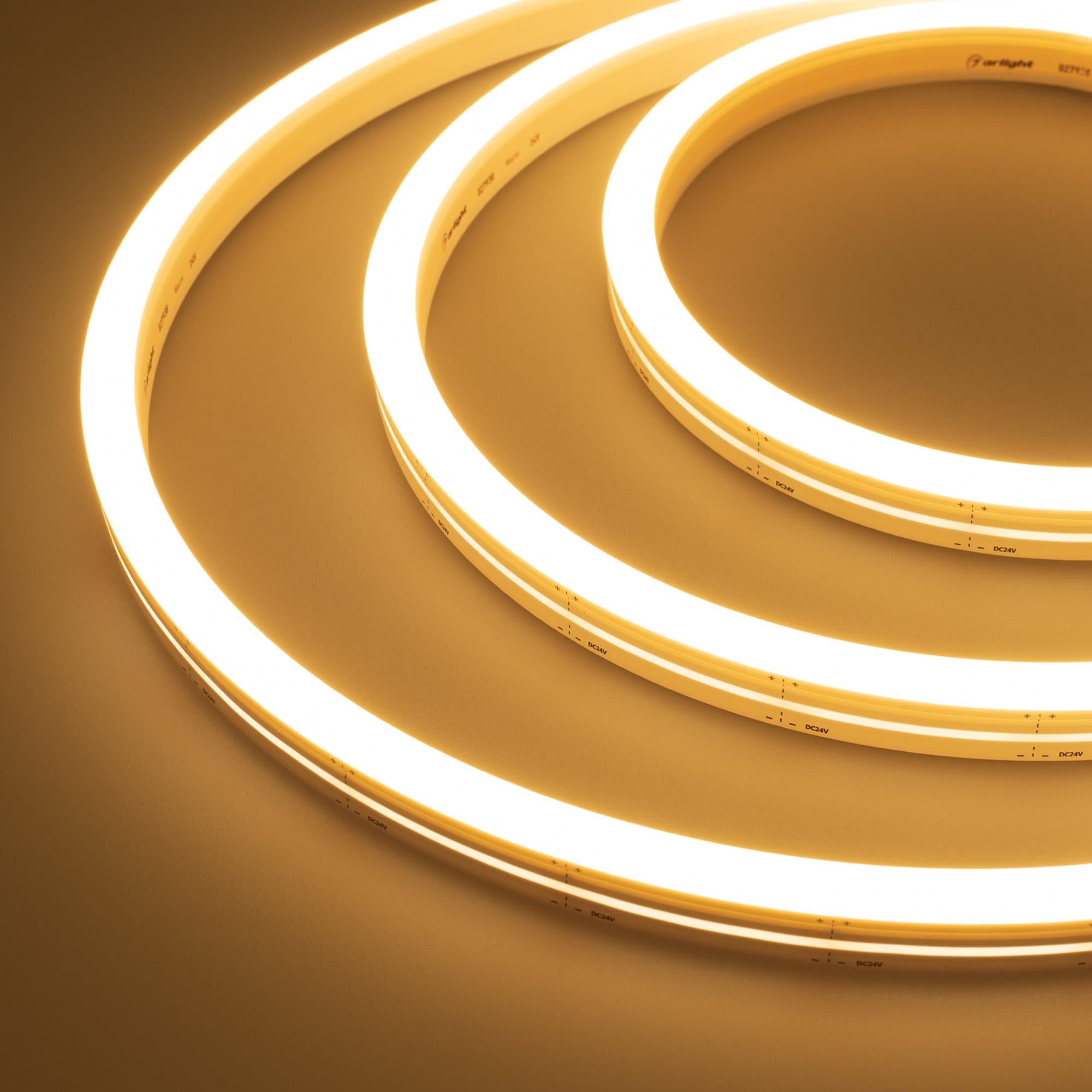 Arlight Гибкий неон ARL-MOONLIGHT-1712-SIDE 24V Warm (9.6 Вт/м, IP67) 027938 — миниатюра 3