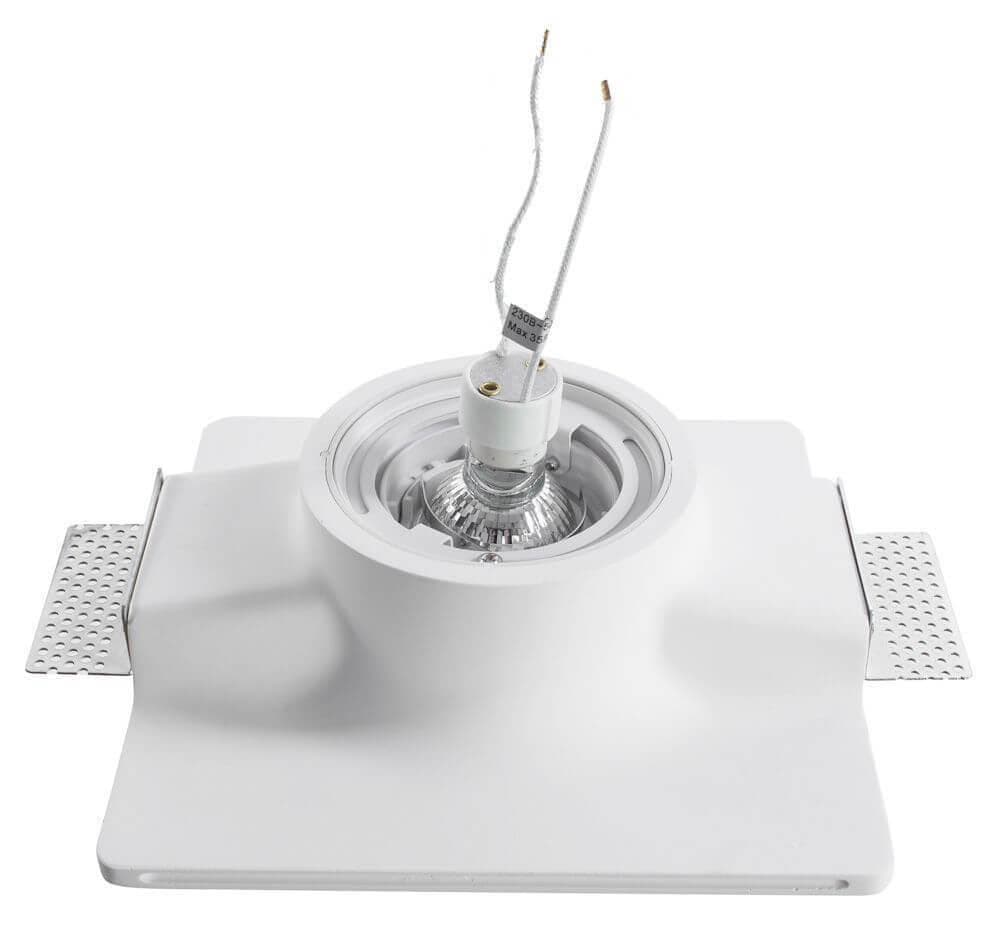 Arte Lamp Invisible Белый Светильник точечный встаиваемый 35W GU10 A9410PL-1WH — миниатюра 2
