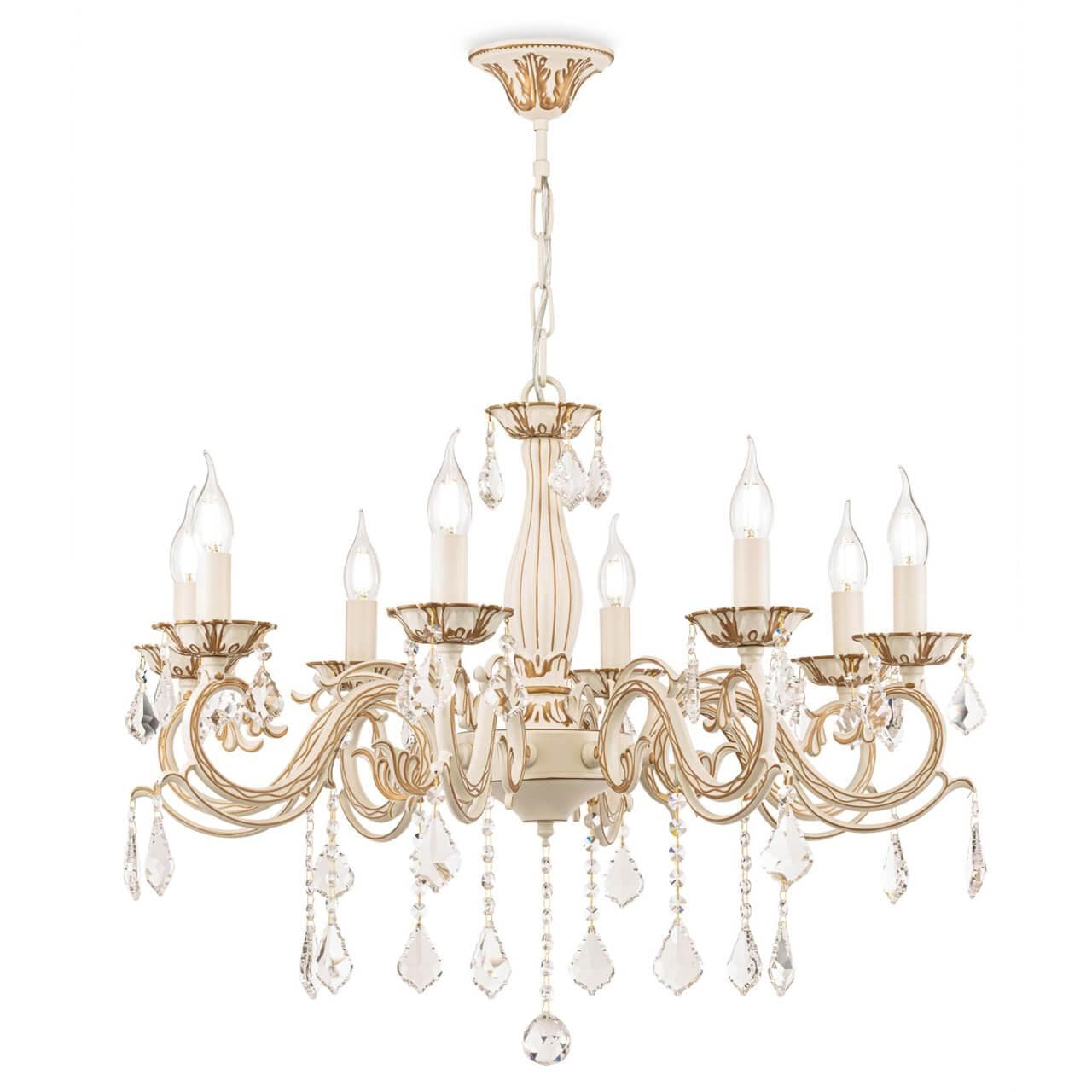 Maytoni Elegant Bronze Бежевый Люстра 8xE14 60W ARM245-08-W — миниатюра 9