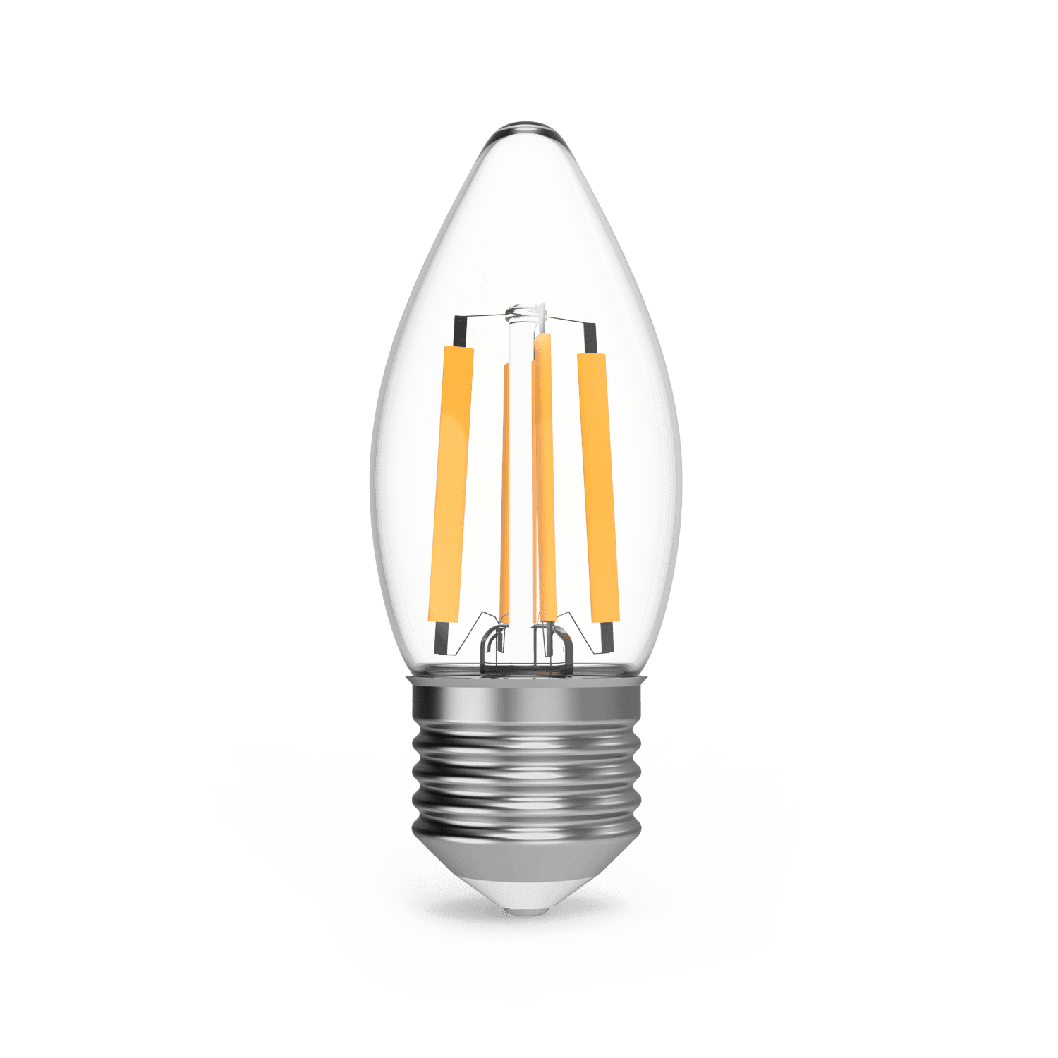 Gauss Лампа Filament Свеча 11W 830lm 4100К Е27 LED 1/10/50 103802211 — миниатюра 8