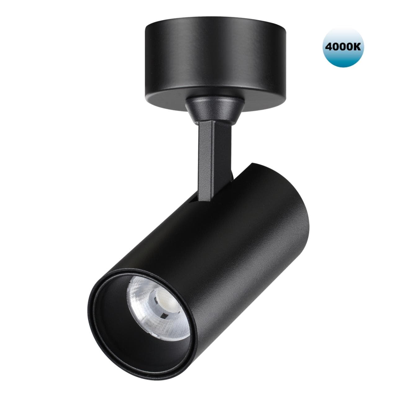 Novotech 359230 OVER NT23 220 черный Светильник накладной светодиодный IP20 LED 15W 220V 1440Лм 4000К SELENE