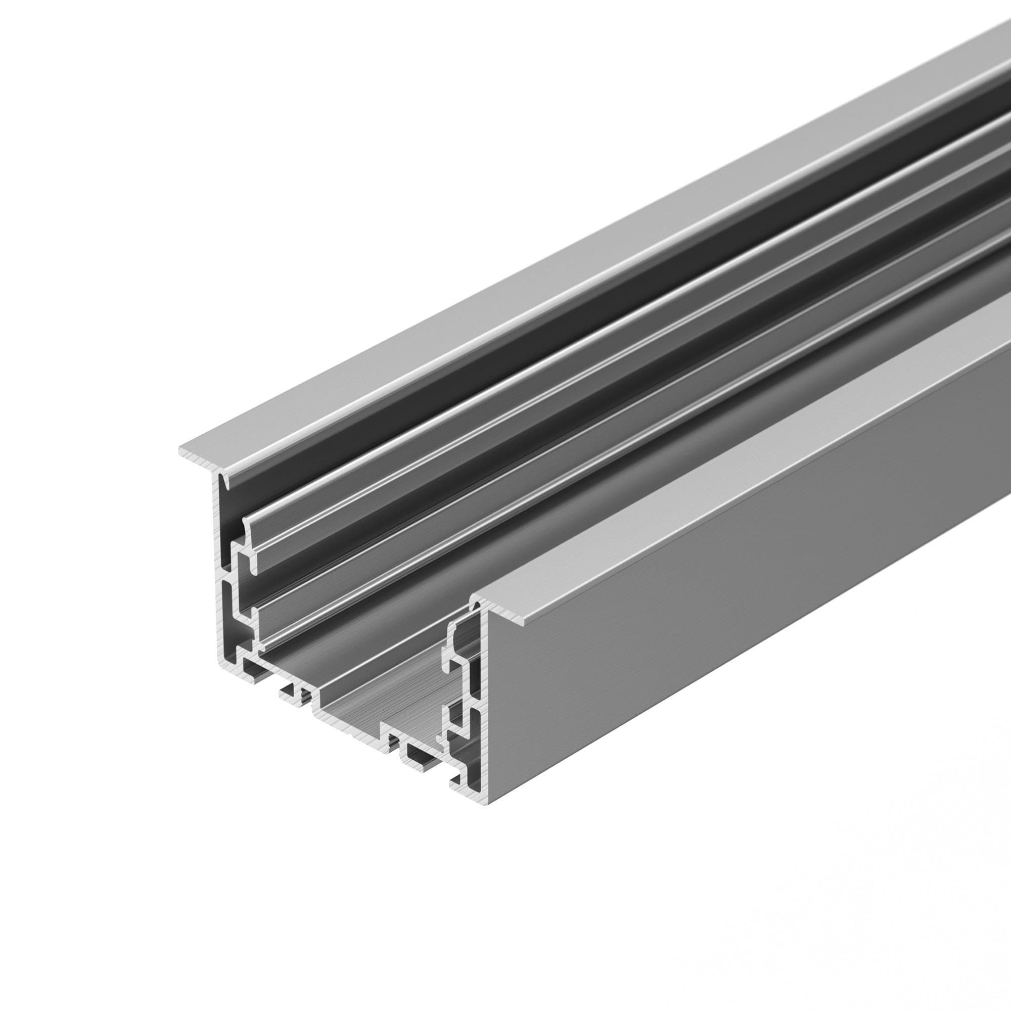 Arlight Профиль с экраном S2-LINIA69-F-2500 ANOD+OPAL (Алюминий) 021177 — миниатюра 2
