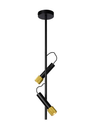 Lucide DUELE Светильник потолочный LED 2x5W 3000K Black 20120/10/30