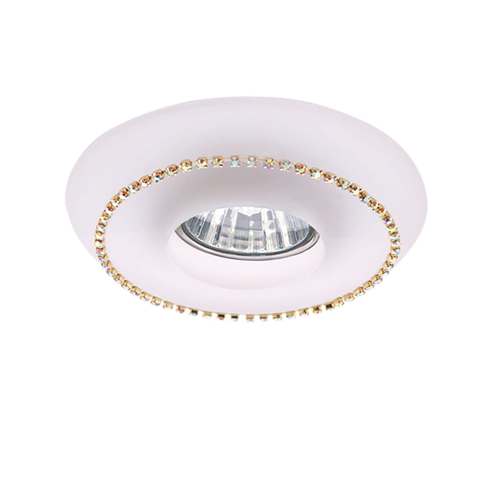Lightstar Fritella Белый/Хром/Белый Встраиваемый светильник Fritella 002706 GU5.3 1х50W IP20