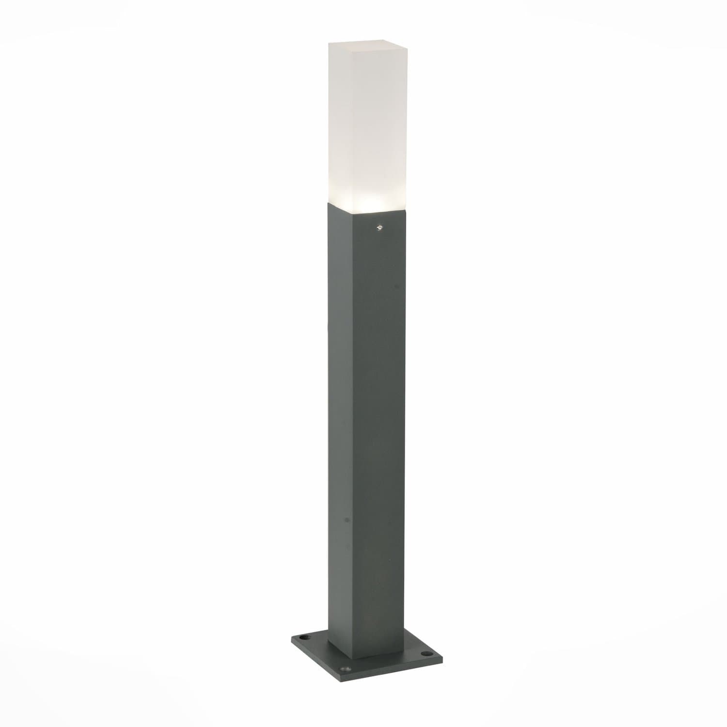 ST LUCE SL101.705.01 Светильник уличный наземный Серый/Белый LED 1*3W — миниатюра 1