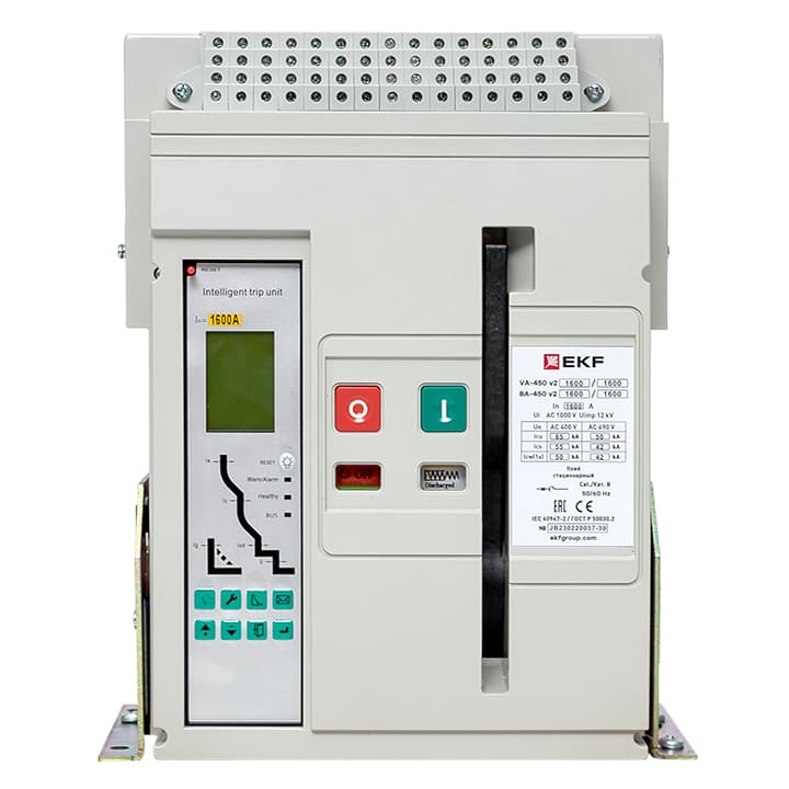 EKF Выключатель автоматический ВА-450 1600/1600А 3P 65кА стационарный v2 — миниатюра 2