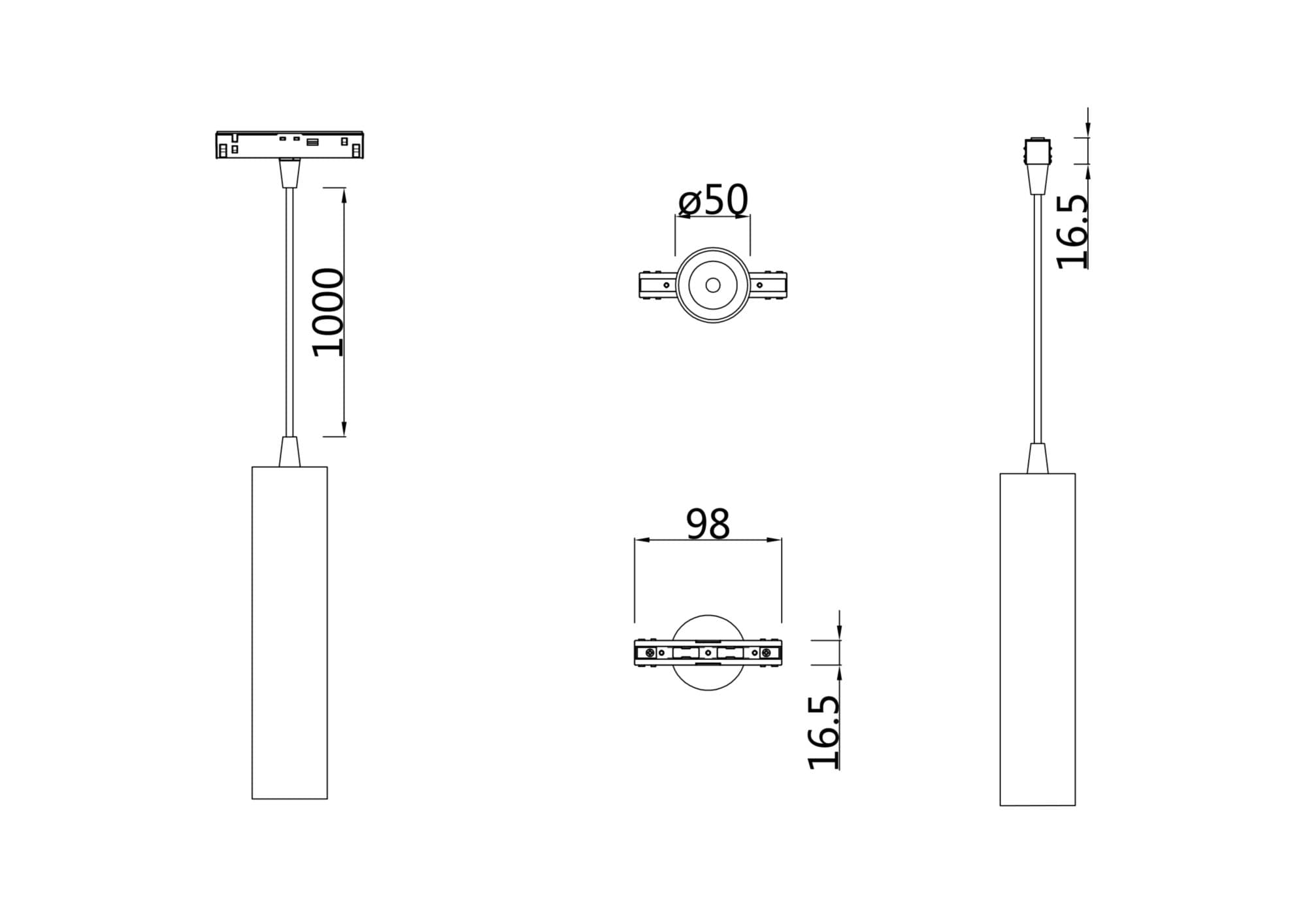 Maytoni Трековый светодиодный светильник Track Lamps TR016-2-12W4K-B — миниатюра 4
