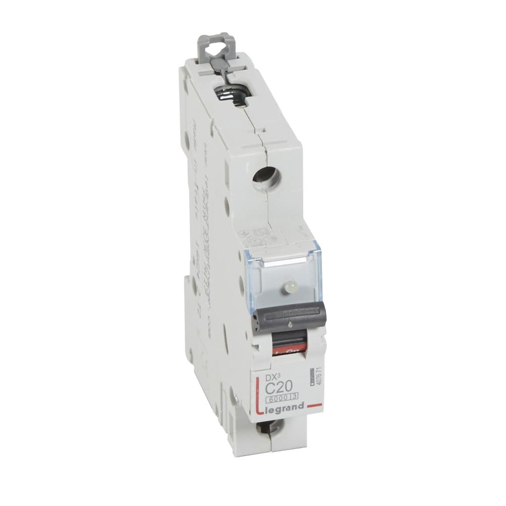 Legrand DX3 Автоматический выключатель 1P 20A (C) 6000/10kA 407671 — миниатюра 1