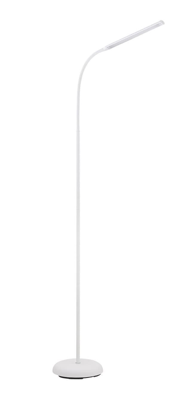 Eglo Светодиодный торшер LAROA с сенсор. диммир., 4,5W(LED), H1300, L535, пластик, белый 96436