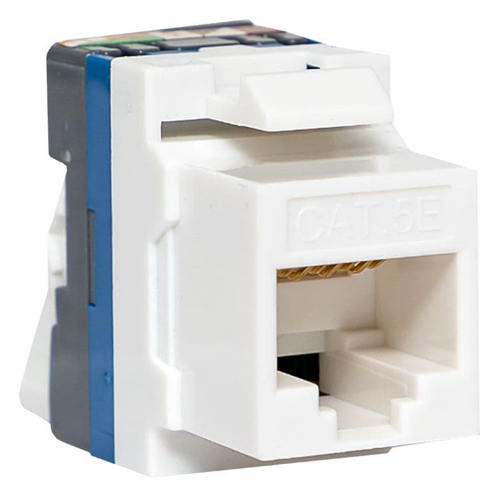 EKF Модуль Keystone TERACOM CS Cat.5E неэкранированный 110 IDC 180 градусов самозажимной (Toolless) серый — миниатюра 1