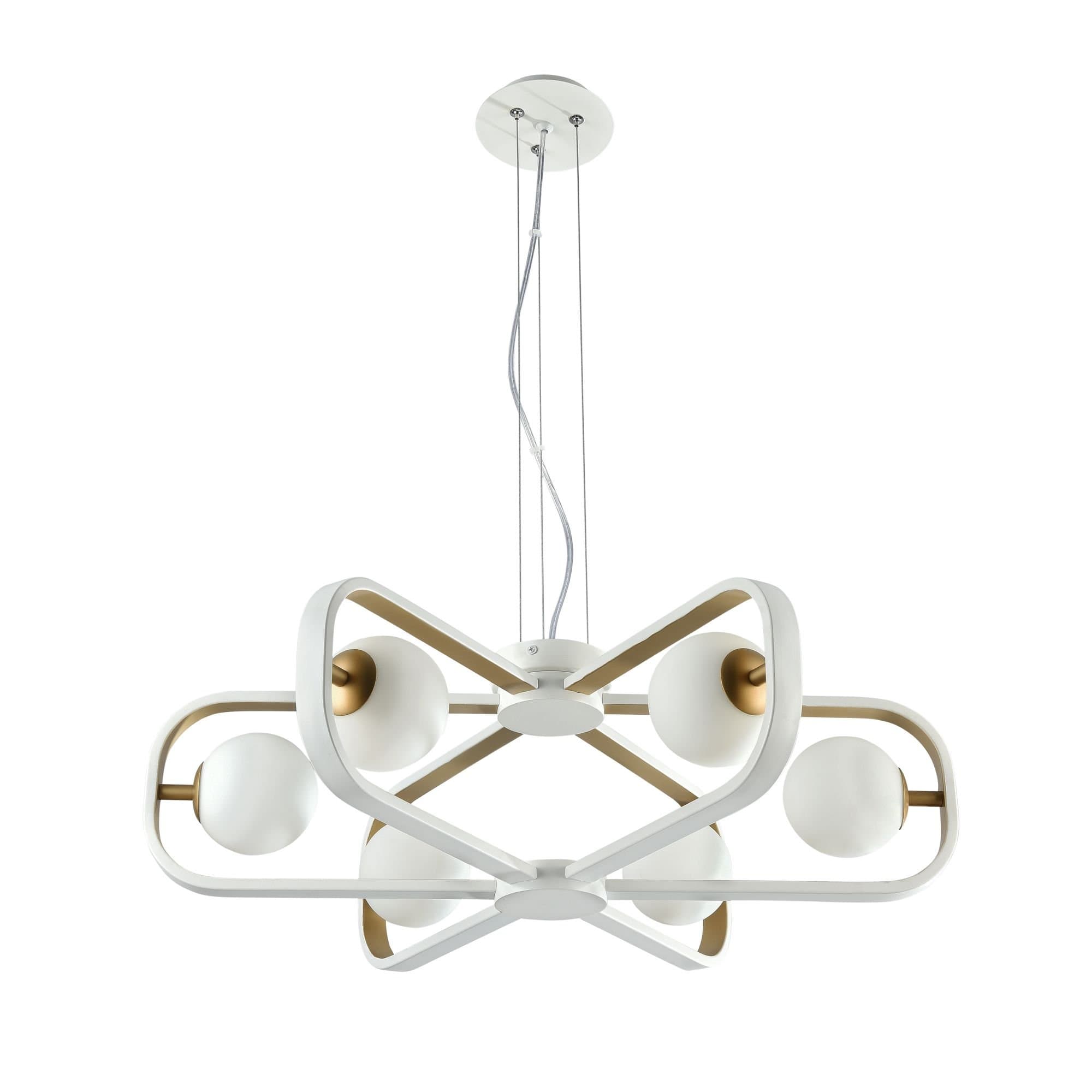 Maytoni Modern Avola Белый с Золотом Подвес 6xG9 40W MOD431-PL-06-WG — миниатюра 3