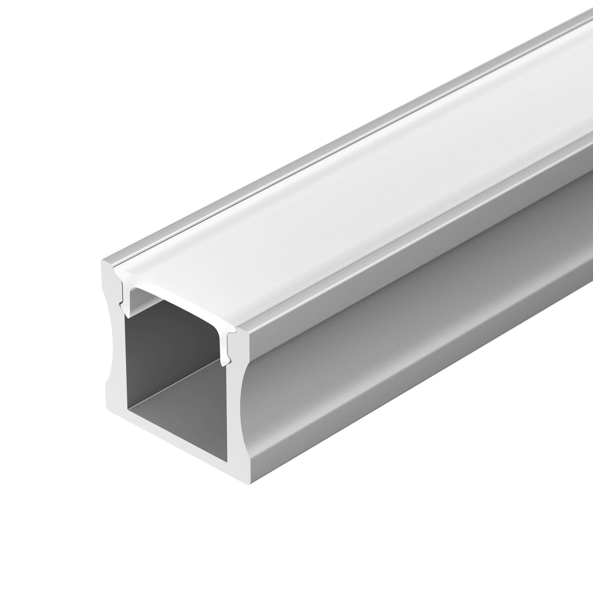 Arlight Профиль с экраном ALU-SLIM-H15-2000 ANOD+FROST (Алюминий) 018246 — миниатюра 1