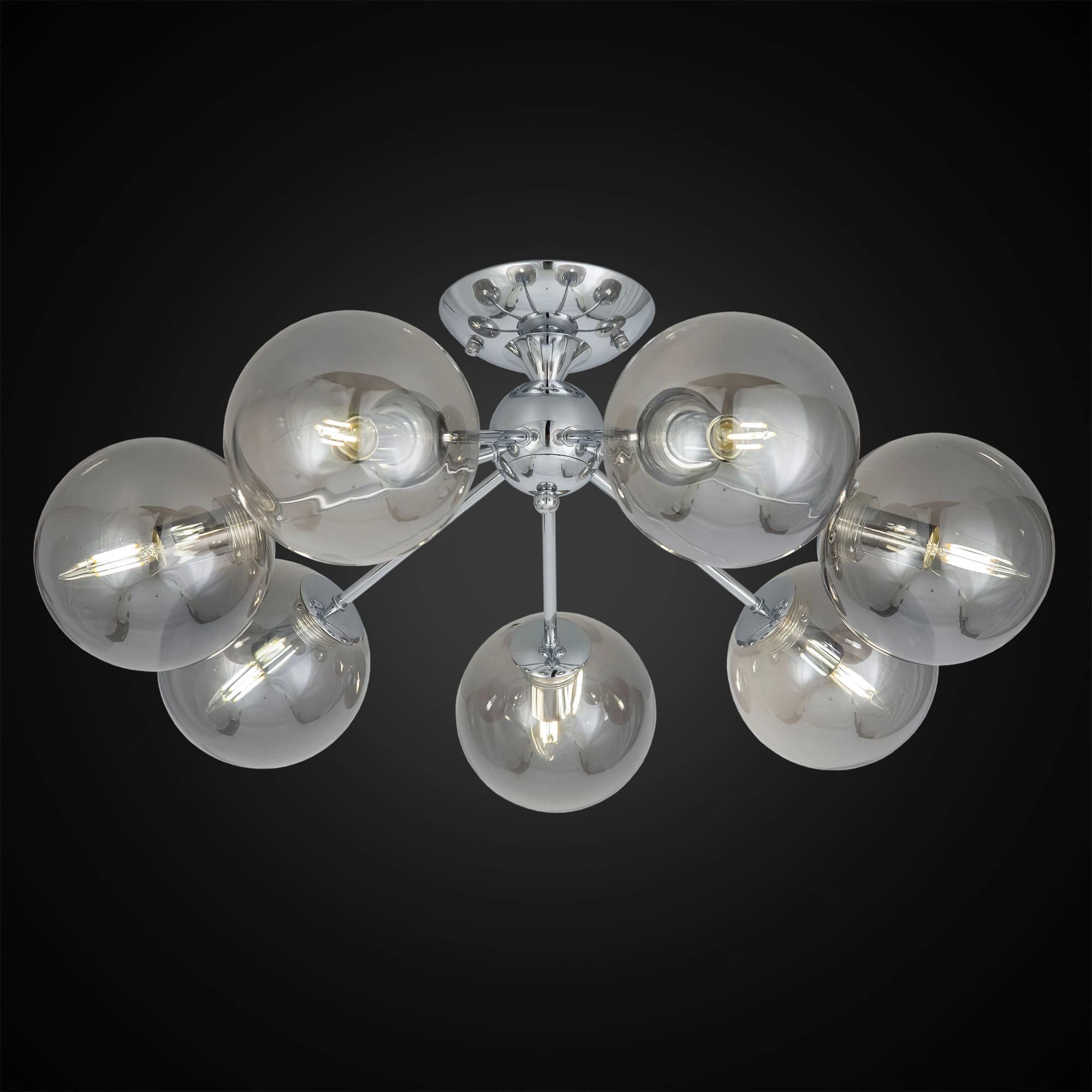 Citilux CL102170 Томми Хром+Дымч. Люстра — миниатюра 2