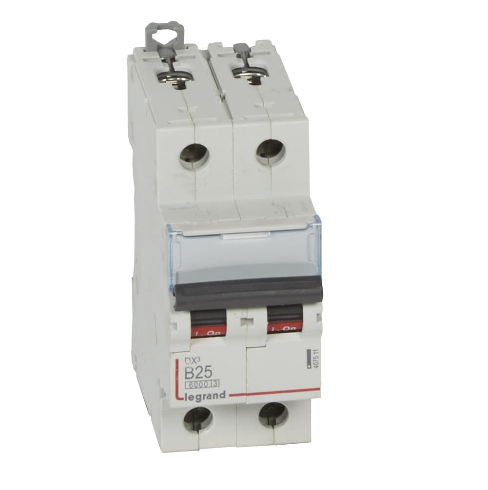Legrand DX3 Автоматический выключатель 2P 25A (B) 6000/10kA 407511 — миниатюра 3
