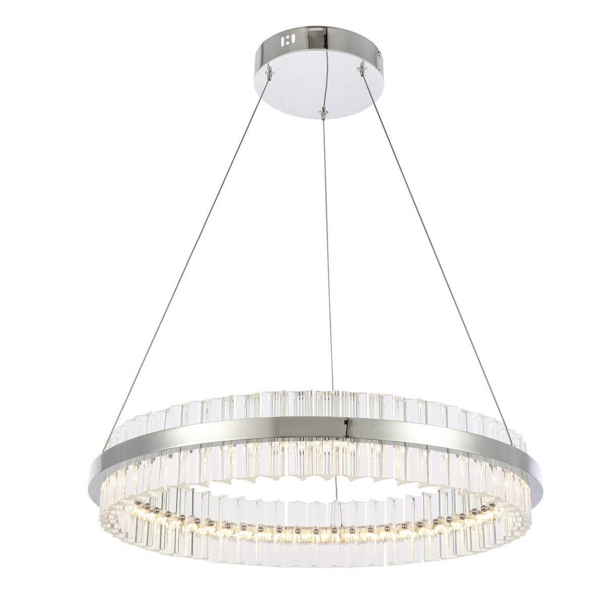 ST Luce SL383.113.01 Светильник подвесной Хром/Прозрачный LED 1*44W — миниатюра 1