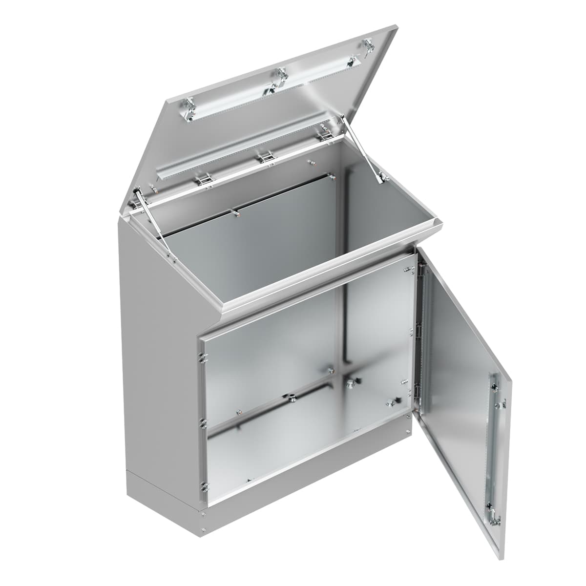 EKF Пульт управления напольный "Inox" AISI304 TP10 IP55 (960х1000х400) — миниатюра 3